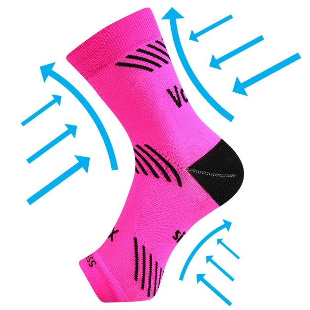 Obrazek Rękaw kompresyjny VOXX® Protect ankle neon pink 1 szt.