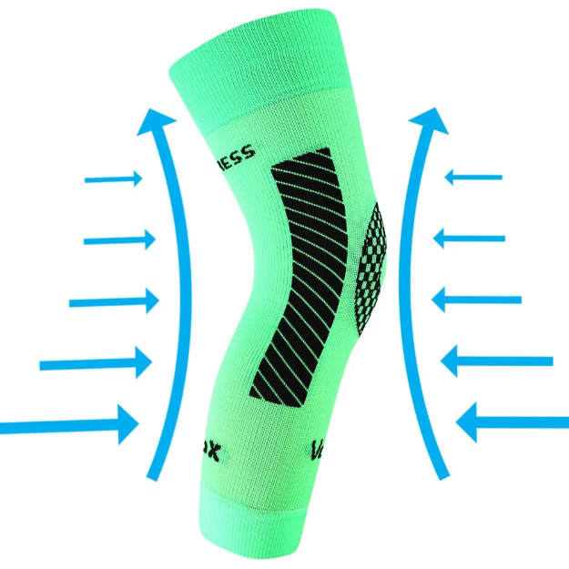 Obrazek Rękaw kompresyjny VOXX® Protect knee neon green 1 szt.