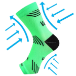 Obrazek VOXX rękaw kompresyjny Protect ankle neon green 1 szt.