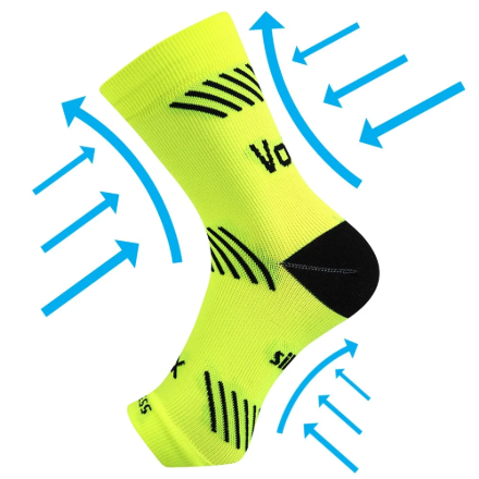 Obrazek Rękaw kompresyjny VOXX Protect ankle neon yellow 1 szt.