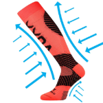 Obrazek VOXX skarpety uciskowe Protect neon pomarańczowy 1 para