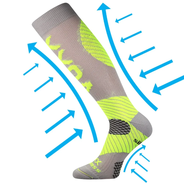 Obrazek VOXX Protect skarpety uciskowe jasnoszare 1 para