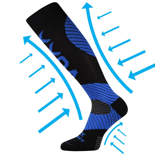 Obrazek VOXX Protect skarpety uciskowe czarne 1 para