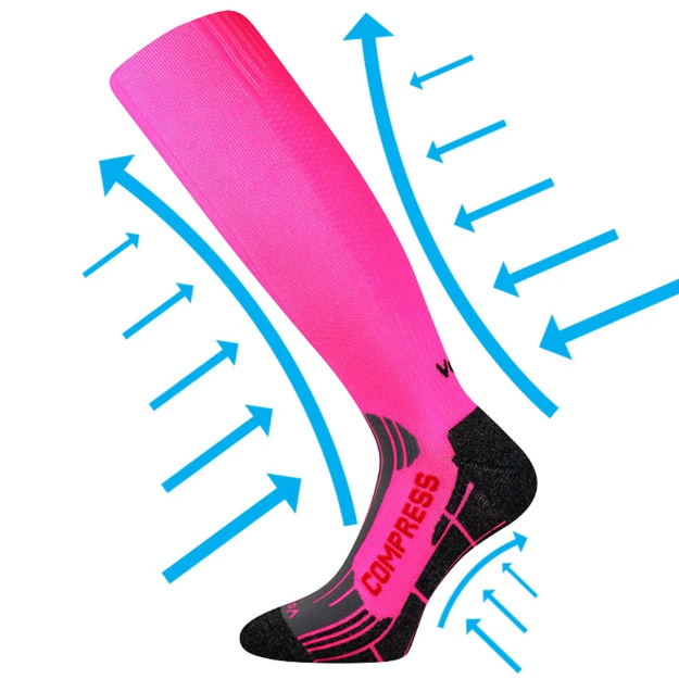 Obrazek VOXX skarpety uciskowe Flex neon różowy 1 para
