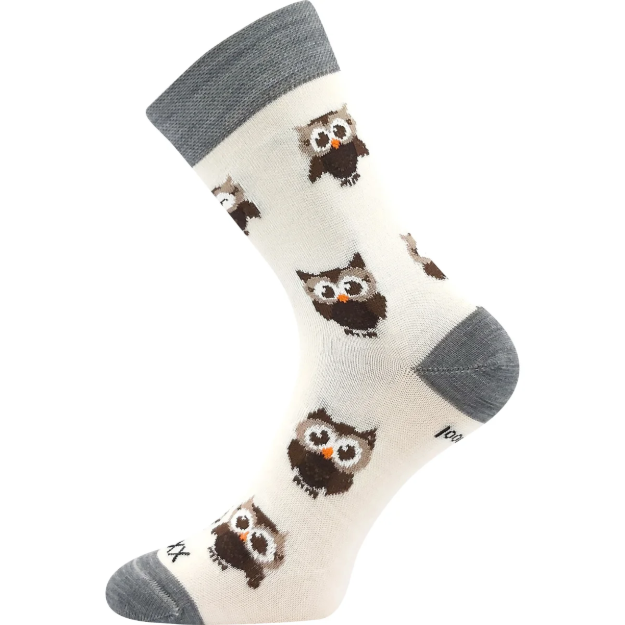 Obrazek Skarpetki VOXX® Bubo białe 1 para
