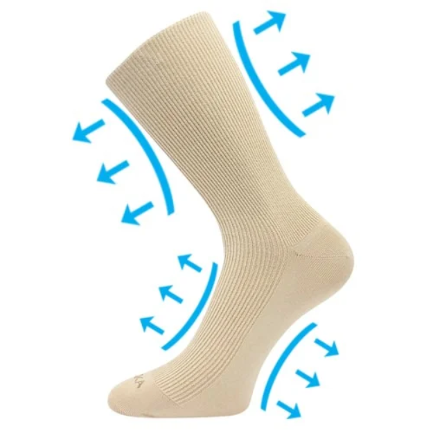 Obrazek Skarpety LONKA® Oregan beżowe 1 para