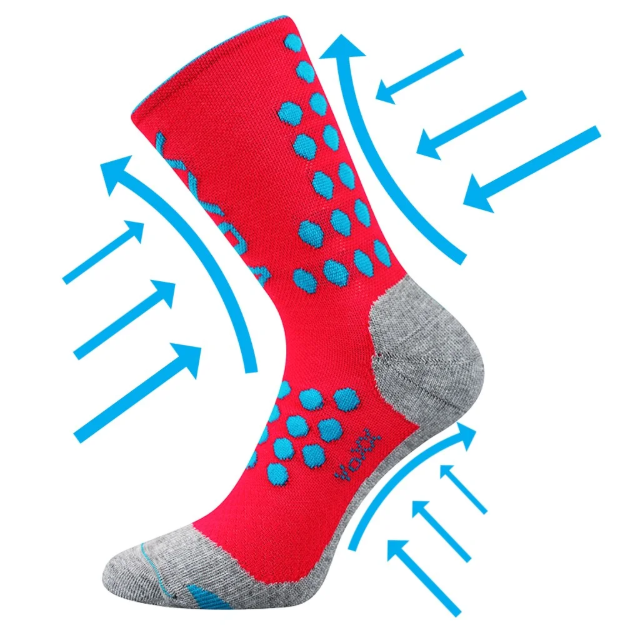 Obrazek VOXX skarpety uciskowe Finish neon różowy 1 para