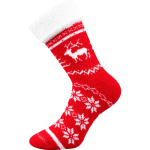 Obrazek Skarpety BOMA Norwegia czerwone 1 para