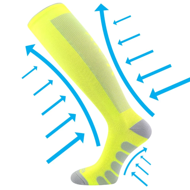 Obrazek VOXX skarpety kompresyjne Formig neon żółty 1 para