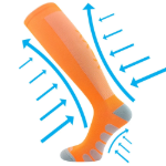 Obrazek VOXX skarpety kompresyjne Formig neon pomarańczowy 1 para
