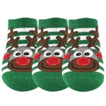 Obrazek Skarpetki LONKA® Cupid ABS zielone 3 pary