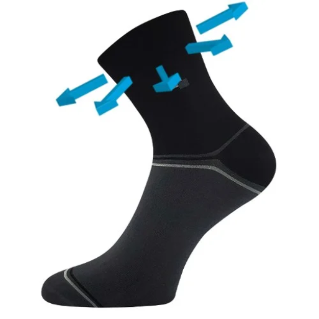 Obrazek Skarpety LONKA® Roger 01 czarne 3 pary