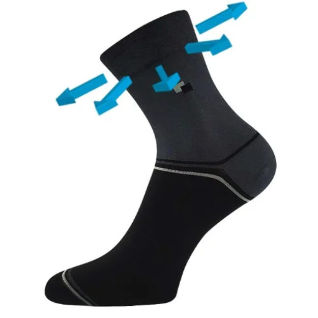 Obrazek Skarpety LONKA® Roger 01 ciemnoszare 3 pary