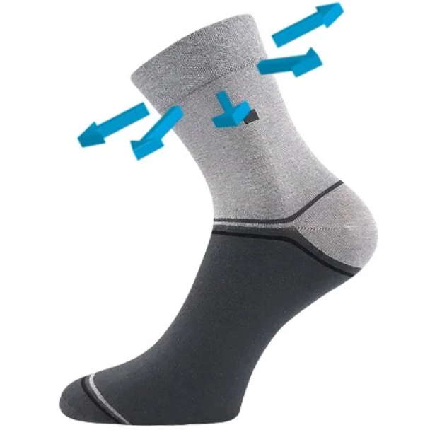 Obrazek Skarpety LONKA® Roger 01 szare 3 pary