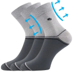 Obrazek Skarpety LONKA® Roger 01 szare 3 pary