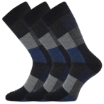 Obrazek Skarpety LONKA® Wocube czarne/szare 3 pary