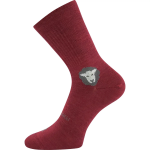Obrazek Skarpety VOXX® Barefootan merino burgundy 3 pary