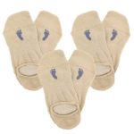 Obrazek VOXX® Barefoot skarpetki do trampek beżowe 3 pary