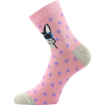Obrazek BOMA Skarpety damskie LEYKA zdjęcie MIX A z psami (3 pary)