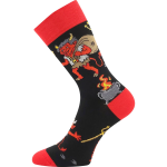 Obrazek Skarpety unisex LONKA TREPIFAJXL z wizerunkami diabłów (3 pary)