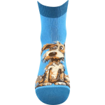 Obrazek BOMA Letnie skarpetki damskie ALIK 01 z psami MIX B (3 pary)
