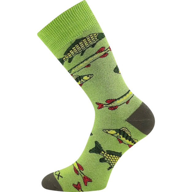 Obrazek VOXX Skarpetki wędkarskie LOVIX 02 frotte z wizerunkiem RYBY 01 (3 pary)