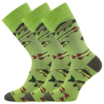 Obrazek VOXX Skarpetki wędkarskie LOVIX 02 frotte z wizerunkiem RYBY 01 (3 pary)