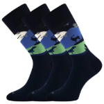 Obrazek VOXX Skarpety myśliwskie LOVIX 01 z motywami myśliwskimi HUNTERS (3 pary)