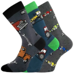 Obrazek BOMA Dziecięce skarpetki frotte SIBIR 08 ABS z obrazkami BOYS (3 pary)