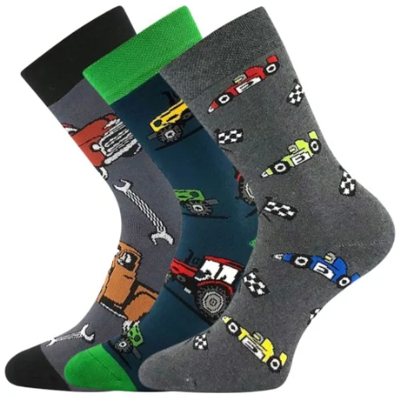 Obrazek BOMA Dziecięce skarpetki frotte SIBIR 08 z obrazkami BOYS (3 pary)
