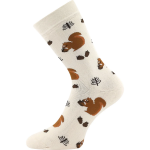 Obrazek BOMA Dziecięce skarpetki frotte SIBIR 08 z obrazkami GIRL (3 pary)