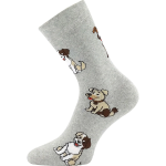 Obrazek BOMA Dziecięce skarpetki frotte SIBIR 08 z obrazkami GIRL (3 pary)