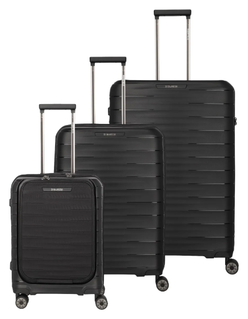 Obrazek Travelite Mooby S,M,L Front pocket Black S: 44 l / M: 73/80 l / L: 106 L