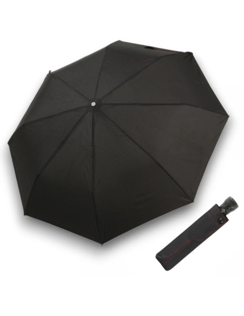 Obrazek BUGATTI Gran Turismo Carbon - męski w pełni automatyczny parasol kolorze czarnym