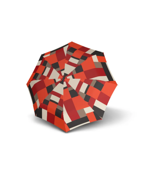 Obrazek DOPPLER Fiber Mini MOSAIC - damski parasol składany wielokolorowy