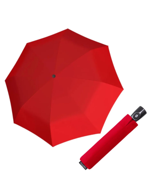 Obrazek DOPPLER Magic Fiber UNI - w pełni automatyczny parasol damski czerwony