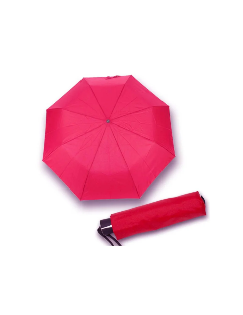 Obrazek DOPPLER Mini Fiber Uni pink - damski parasol składany różowy