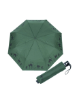 Obrazek DOPPLER Fiber Magic Cats - w pełni automatyczny parasol damski zielony