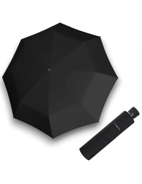 Obrazek BUGATTI Take IT - męski/kobiecy składany parasol czarny