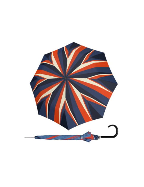 Obrazek DOPPLER Carbonsteel Lang AC GLIMMER - damski parasol strzelecki wielokolorowy