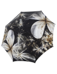 Obrazek DOPPLER MANUFAKTUR Elegance Boheme Magnolia - luksusowy parasol damski z nadrukiem kwiatu magnolii