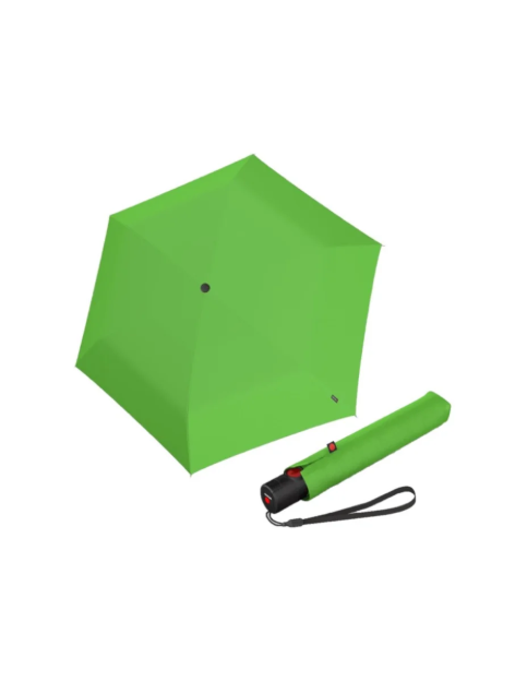 Obrazek KNIRPS U.200 GREEN - elegancki damski w pełni automatyczny parasol kolorze zielonym