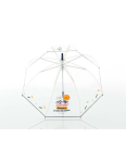 Obrazek DOPPLER Kids Lang AC Transparent SUNSHINE - przezroczysty parasol dziecięcy