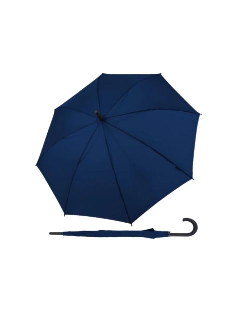 Obrazek DERBY Hit Stick Long Automatic NAVY - damski parasol na goleń w kolorze niebieskim