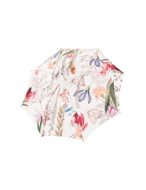 Obrazek DOPPLER MANUFAKTUR Elegance Boheme Paradise - luksusowy parasol damski z abstrakcyjnym nadrukiem