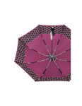 Obrazek DOPPLER Fiber Mini Style - fioletowa altówka damski parasol składany różowy