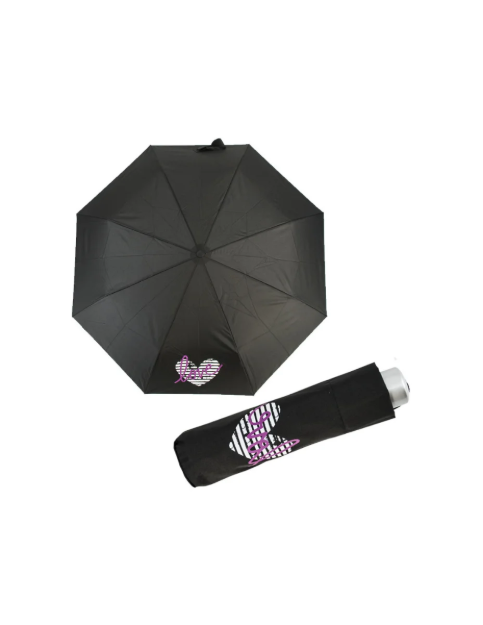 Obrazek DOPPLER Mini Light Cool Kids - Parasol składany dla dzieci czarny