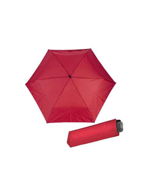 Obrazek DERBY HIT MINI FLAT - parasol składany dla dzieci/kobiet czerwony