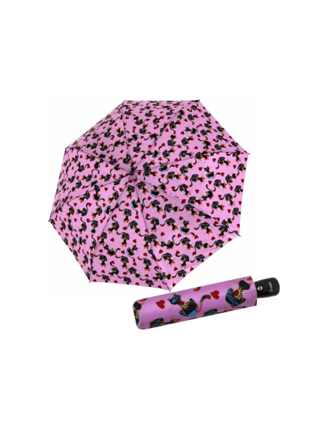 Obrazek W pełni automatyczny damski parasol Doppler Magic Fiber Cat Lover