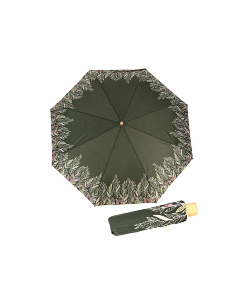 Obrazek DOPPLER NATURE MINI Intention Olive FSC(R) - damski parasol ECO beżowy